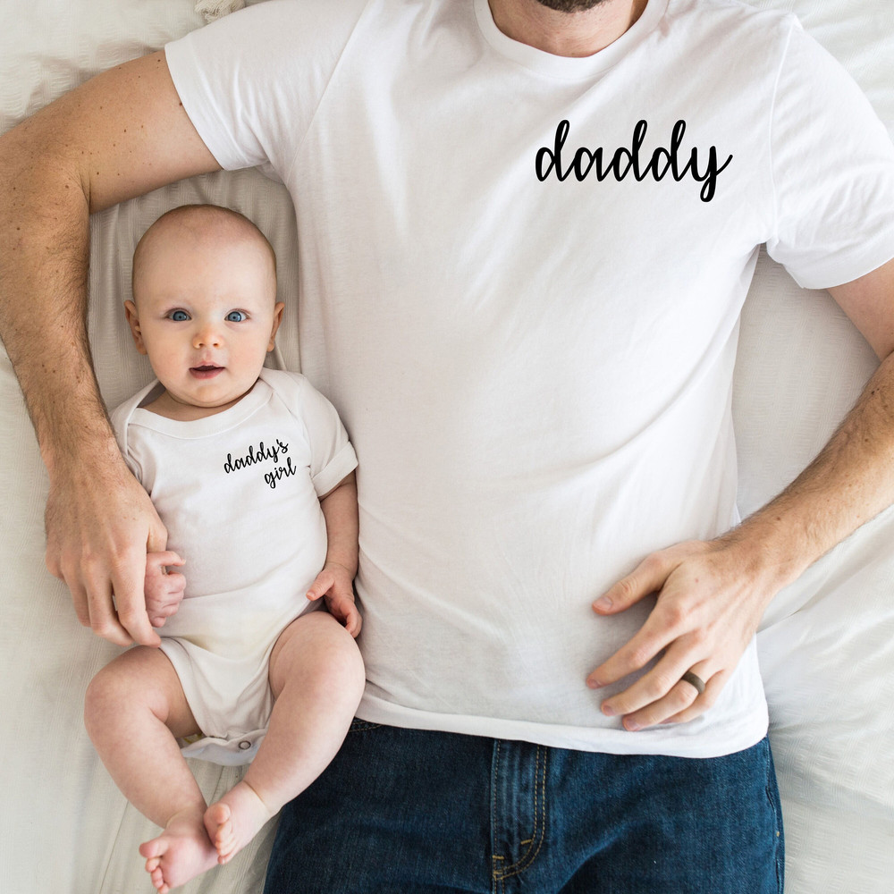 Daddy's Girl Shirt Daddy script shirt Unisex T Shirt Father's Day Shirt Gift for Father's Day.jpg