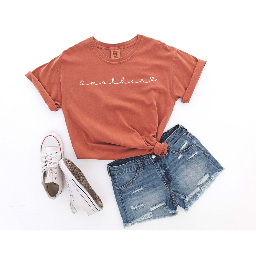 Comfort Color Mama Shirt Mom Shirt, Mommy Shirt, Mama T-Shirt, Cute Mom Shirt, Mother's Day Gift, Mom Life Shirt, Girl Mama Shirt.jpg