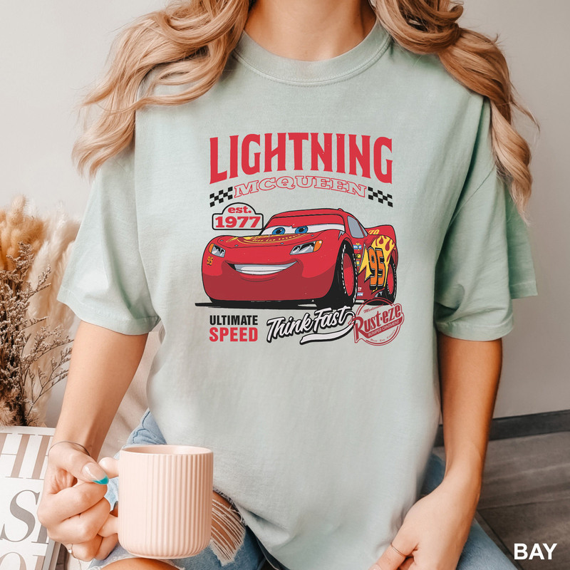 Disney Cars Lightning McQueen Shirt, Comfort Colors Disney Shirt, Disney Family Shirt, Disney Cars Shirt, Disney Trip Shirt, 151323.jpg