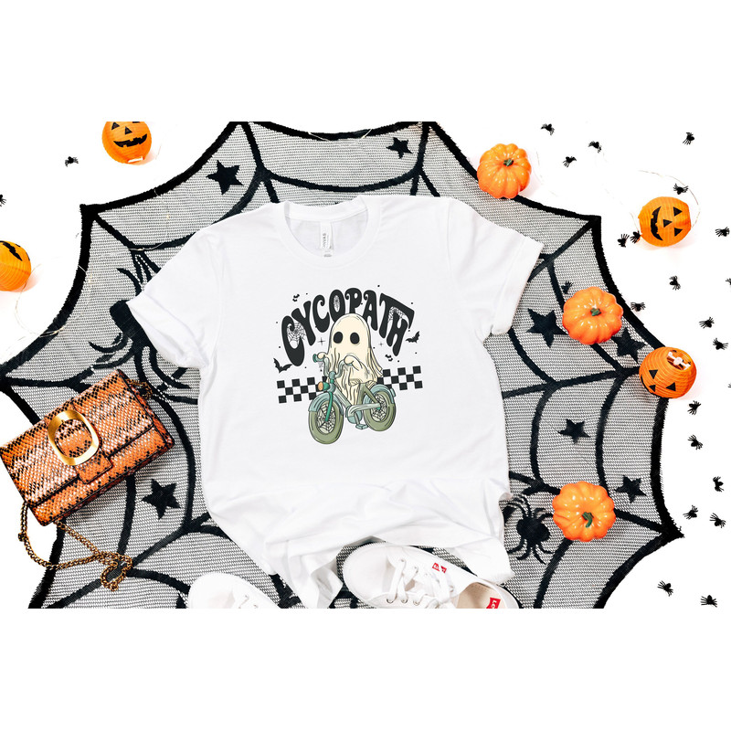 Cycopath Sweatshirt, Halloween Ghost Sweatshirt, Halloween Sweatshirt, Spooky Halloween Shirt, Cute Ghost Riding Bike Shirt,Halloween Gift.jpg