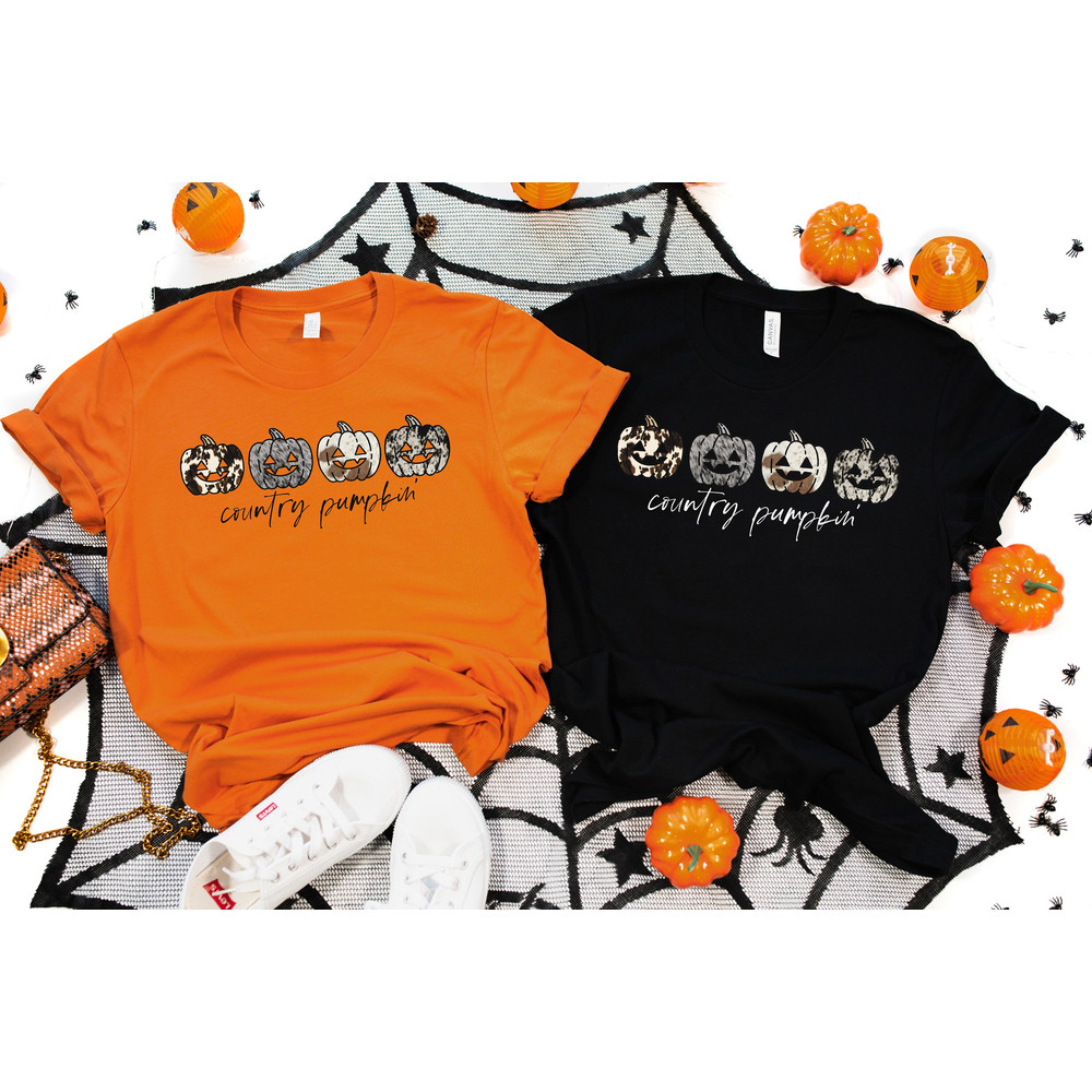 Halloween Pumpkin Sweatshirt, Halloween Shirt, Halloween Sweatshirt, Country Pumpkin Sweatshirt, Country Halloween Shirt, Halloween Gift.jpg