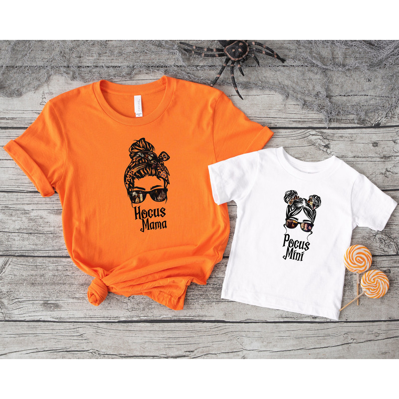 Hocus Pocus Halloween Mama Mini Sweatshirt, Hocus Mama Shirt, Pocus Mini Shirt, Halloween Mom Shirt, Halloween Kid Shirt, Halloween Gift.jpg