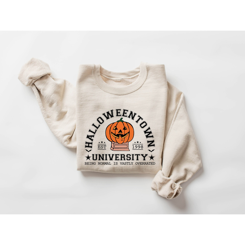 HalloweenTown University Shirt, Where Being Normal is Vastly Overrated Shirt, Cool Halloween Party T, Funny Halloween Tshirt, Spooky Shirt.jpg