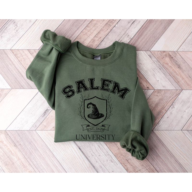 Salem University Shirt, Witch University Sweatshirt, Cool Halloween Party T, Funny Halloween Tshirt, Cool Gift for Halloween, Spooky Season.jpg