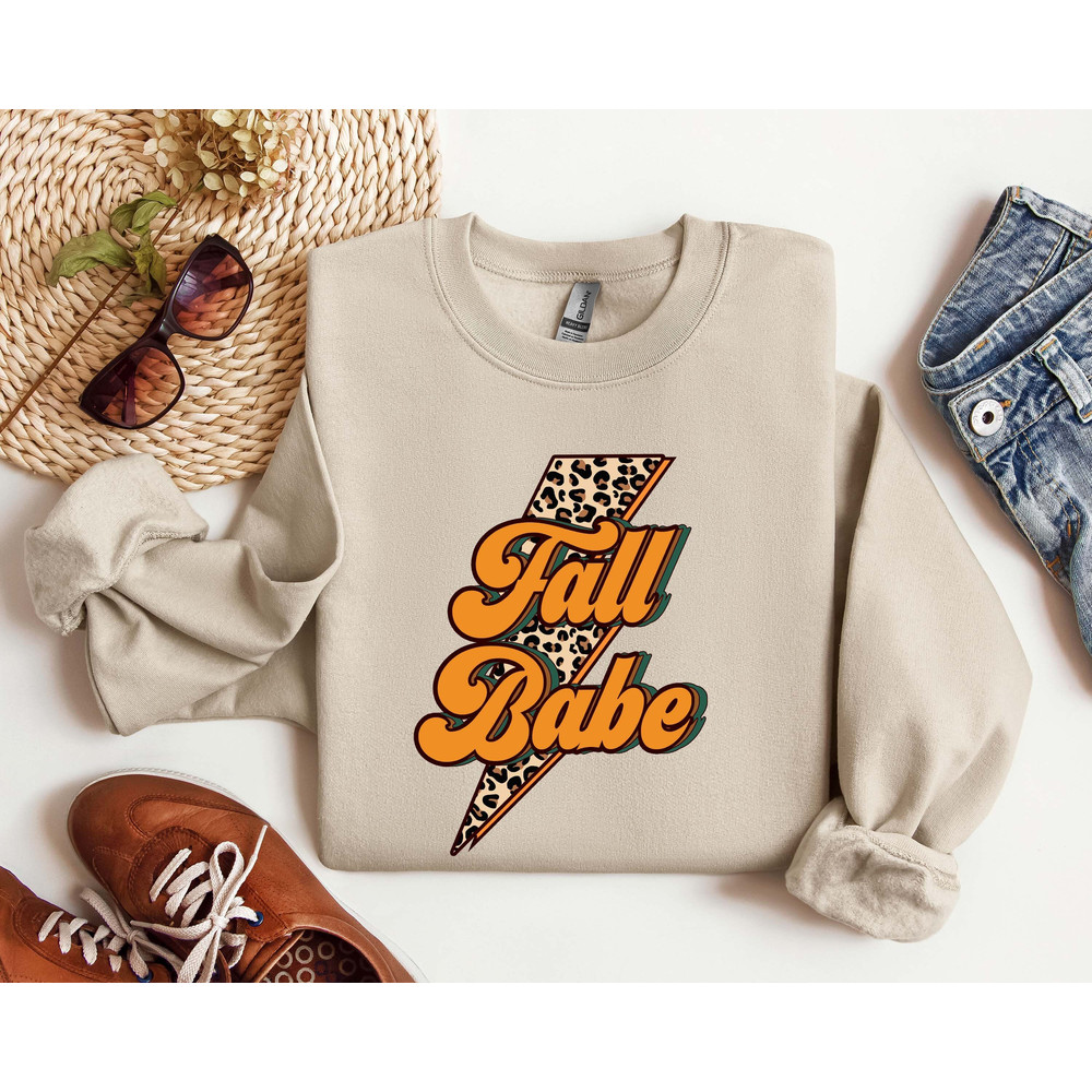Leopard Fall Babe Shirt, Sweatshirt for Fall Babes, Cute Birthday Gift for Fall Babes, Fall Sweatshirt, Tshirt for Fall Lovers.jpg