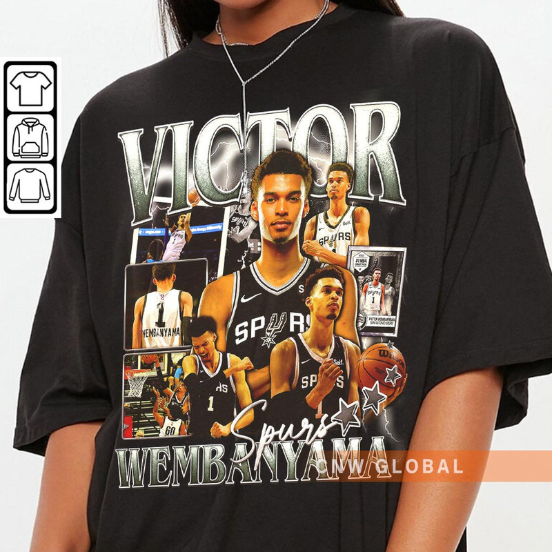Victor Wembanyama San Antonio Basketball Shirt, Spurs Basketball Shirt Christmas Gift Unisex, Basketball 90s Vintage Fan Gift 1410 PTTH.jpg