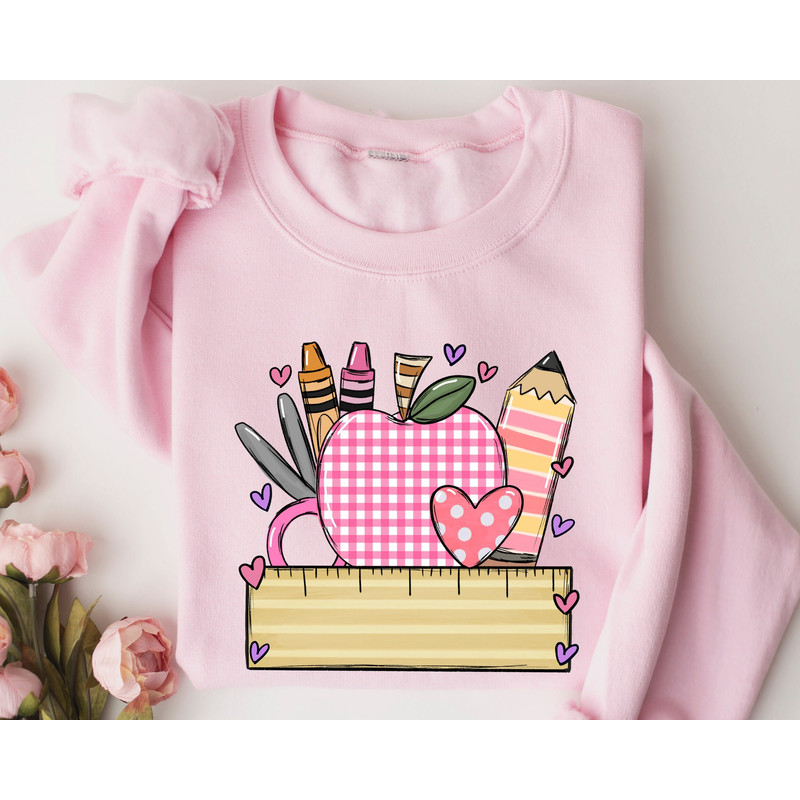 Teacher Sweatshirt, Kindergarden Teacher Sweatshirt For Teachers, Gift For Teacher, Lover Hoodie,First Day of Schooll Shirt.jpg