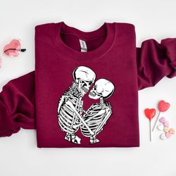 skeleton romance shirt, skeleton shirt, valentines day gift, love shirt, skeleton sweatshirt, couple shirt, matching cou