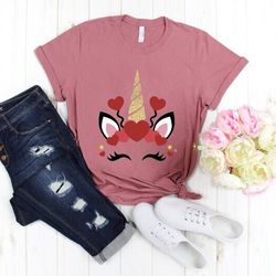 unicorn shirt,unicorn valentine shirt,unicorn lover,kids valentine gifts,unicorn girl shirt,cute valentines shirt,gift f
