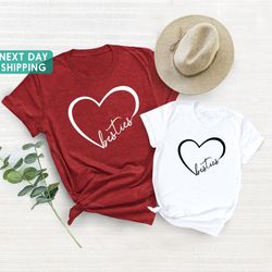besties heart shirts, mama and me shirts,  mama daughter shirts,  valentines shirts, valentine mama shirt,  mom gift tee