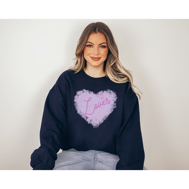 Lover Heart Sweatshirt, Valentines Day Sweater, Lover Long Sleeve, Heart Sweatshirt, Valentine Sweatshirt for Women, Valentine's Day Gift.jpg