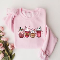 womens valentines day sweatshirt, valentine coffee sweatshirt, valentines day shirt, valentines sweater, womens valentin