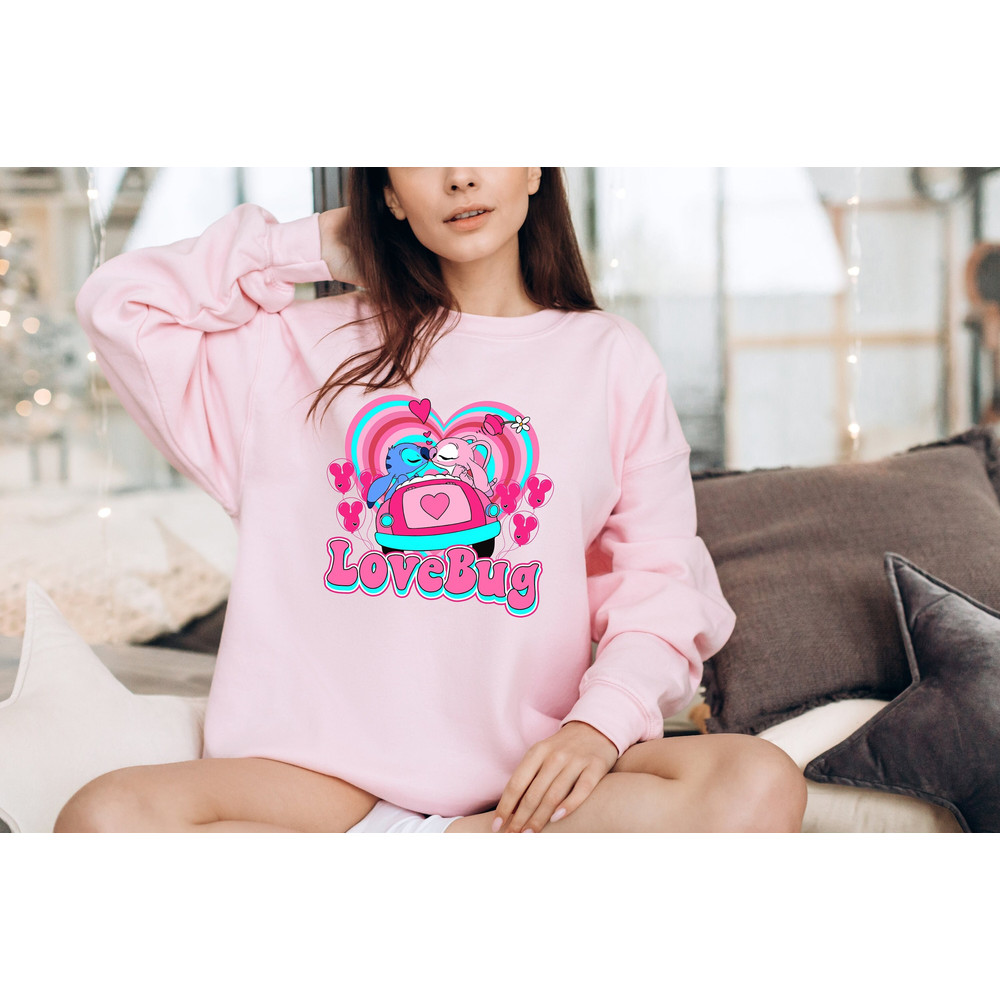 Lovebug Sweatshirt, Retro Valentines Day Sweatshirt, Valentines Day Shirt, Funny Fries Sweatshirt, Valentines Day Shirt, Valentines Day Gift.jpg