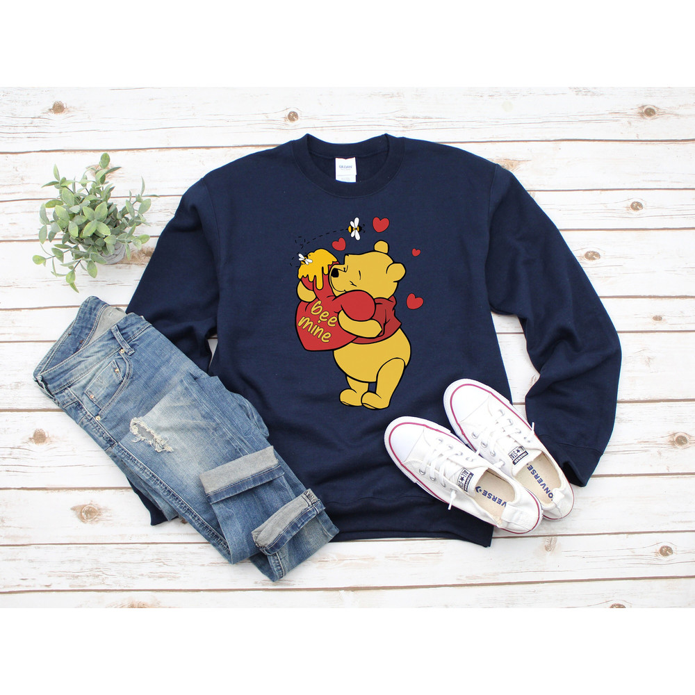 Valentines Bear Shirt, Bear Sweater, Be Mine Sweatshirt, Valentines Day Shirt, Valentines Day Sweatshirt, Cute Gift For Couples, Love Shirt.jpg