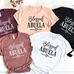 blessed abuela shirt, grandma heart shirt, shirt for grandma, valentines day shirt, valentines days gift, mothers days s