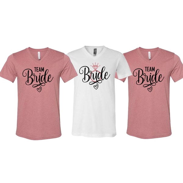 Bride Shirt and Team Bride Shirt, Bride Ring Shirt, Engagement Shirt, Wedding Shirt, Wedding Party,Bachelorette Shirt,Wedding Matching Shirt.jpg