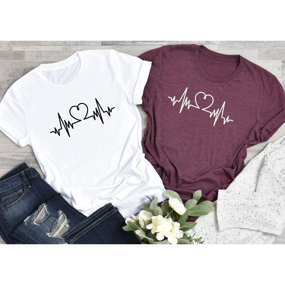 Heart Beat Valentines Day Shirt,Heart Beat Shirt, Valentines Day Shirt, Couple Matching Shirt, Valentines Days Gift.jpg