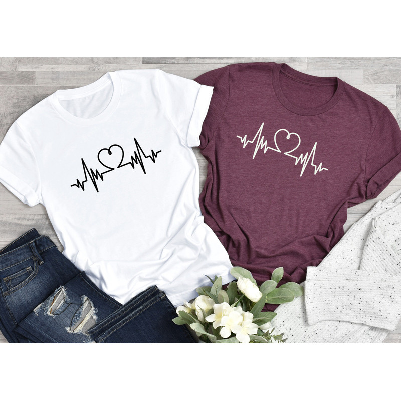 Heart Beat Valentines Day Shirt,Heart Beat Shirt, Valentines Day Shirt, Couple Matching Shirt, Valentines Days Gift.jpg