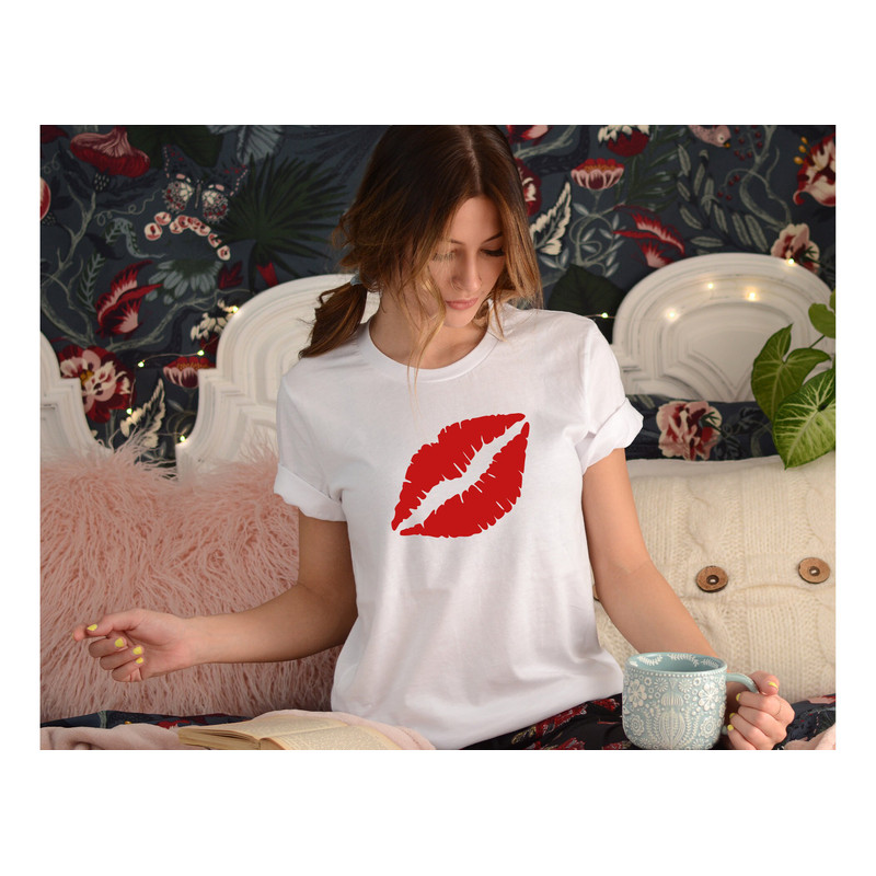 Red Lips Shirt, Red Kiss Shirt, red lips, red kiss, lips, kiss.jpg