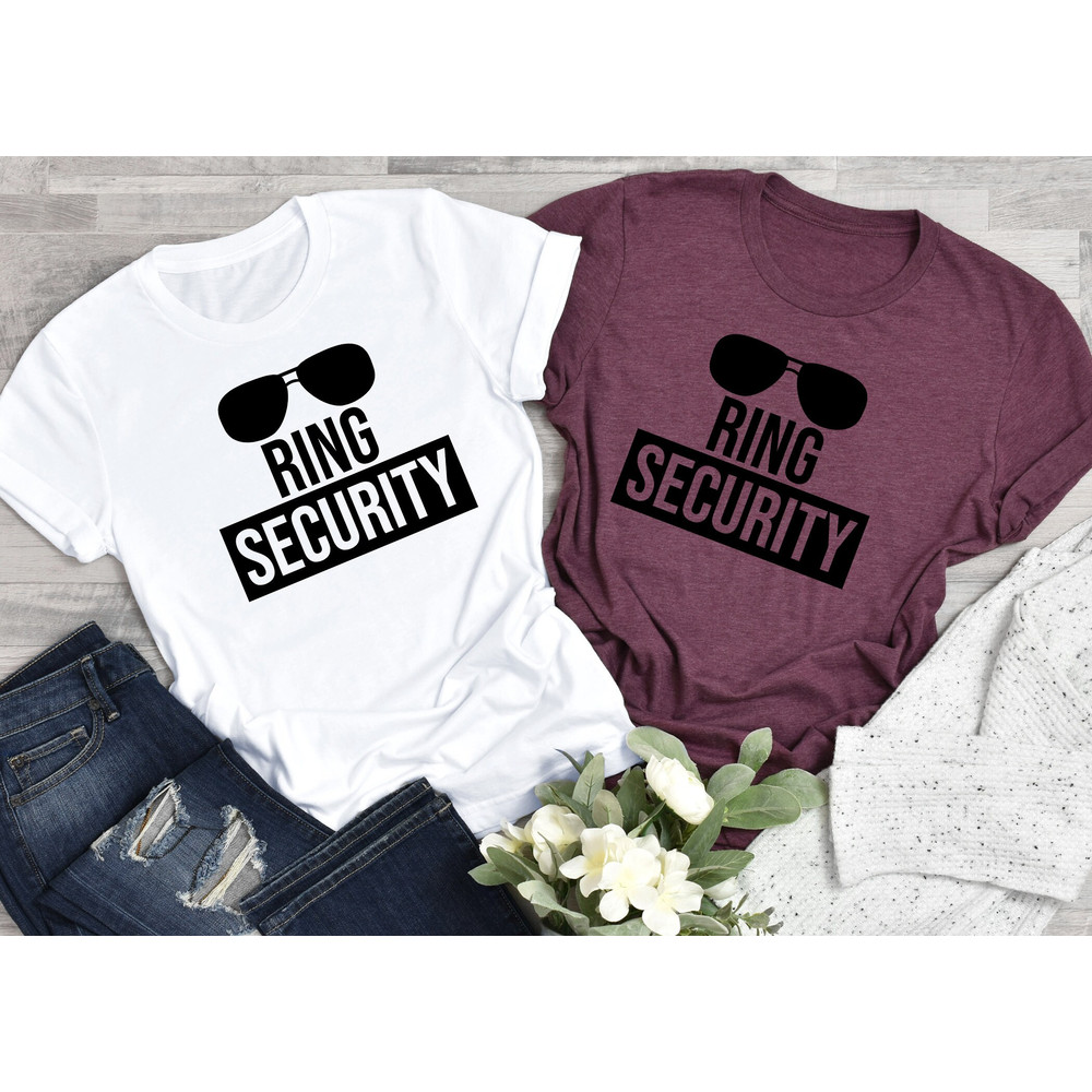 Ring Security Shirt, Wedding Shirt, Wedding party, Bachelorette Shirt, Wedding Matching Shirts, Couple Shirts, Ring Bearer.jpg