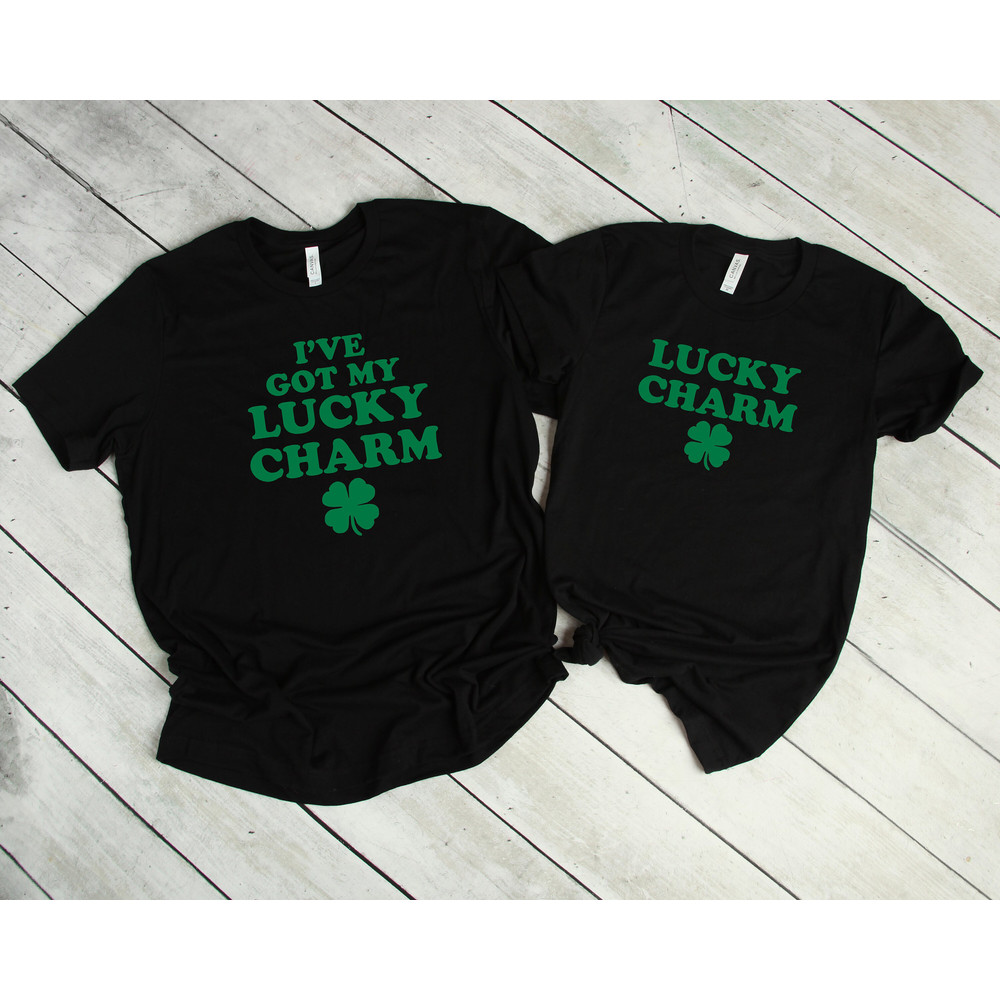 Couples Shirts St Patrick's Day T-Shirt, I've Got My Lucky Charm, Lucky Charm His & Hers, Matching Shirts, Wedding Gift, Anniversary Gift.jpg