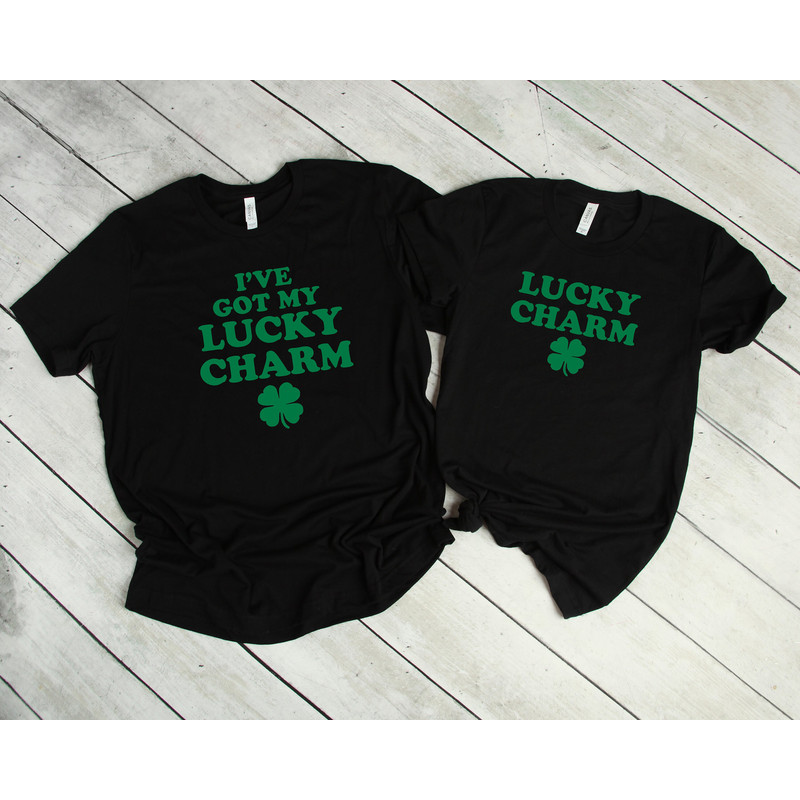 Couples Shirts St Patrick's Day T-Shirt, I've Got My Lucky Charm, Lucky Charm His & Hers, Matching Shirts, Wedding Gift, Anniversary Gift.jpg
