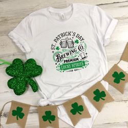st patricks day brewing co shirt, funny st patricks day shirt, funny saying shirt, st paddys day shirt, green beer, st