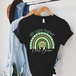 custom teacher st patricks shirt, lucky teacher shirt, st patricks day gifts, teacher gift shirt,irish teacher shirt,fo