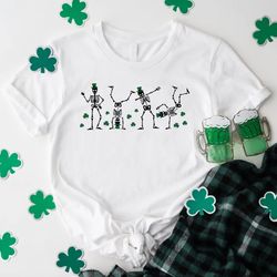 funny st patricks day shirt, dancing skeleton shirt, saint patricks day gift, lucky irish shirt, funny irish gifts, sham