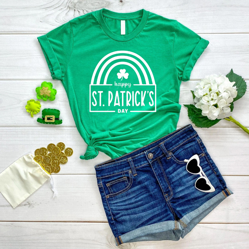 Happy St Patricks Day Shirt, St Patricks Gift, Lucky Shamrock Shirt, Irish Gifts for Women and Men, Women St Patricks Day Shirt, Shenanigans.jpg