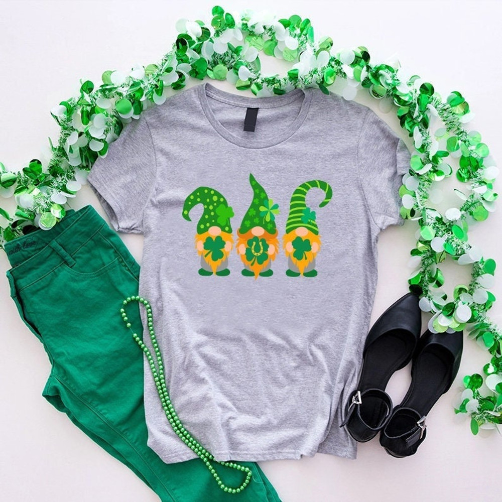 Irish Gnome Shirt, St. Patrick's Day Shirt, Cute Irish Shirt, Gnomes Shirt, Lucky Shirt, Shamrock Shirt, St. Patrick's Day Shenanigans Tees.jpg