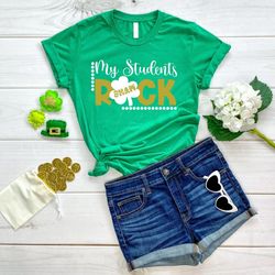 teacher st patricks day shirt, lucky teacher st patricks shirt, teacher gifts, irish teacher shirt,teacher shamrock shir