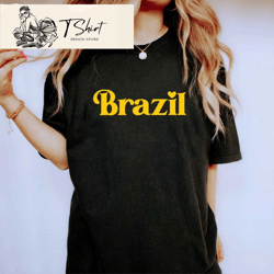brazil world cup shirt soccer brasil tshirt gift ideas 2022 - happy place for music lovers