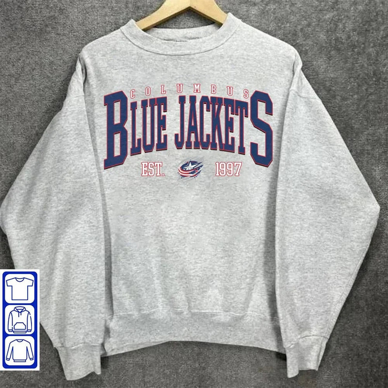 Vintage Columbus Blue Jacket Sweatshirt T-Shirt, Blue Jackets Sweater, Blue Jackets T-Shirt, Hockey Fan Shirt, Retro Columbus Ice Hockey 30o.jpg
