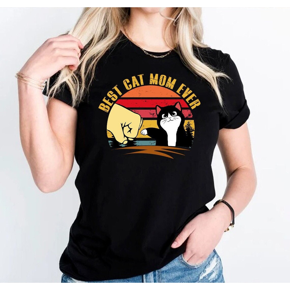 Best Cat Mom Ever Shirt,Cat Owners Gift,Retro Cat Mom T-Shirt,Fur Mama Shirt,Best Mom Ever Shirt,Vintage Best Mom Tank Top,Cat Graphic Tee.jpg