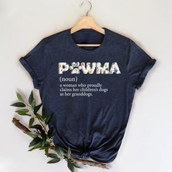 floral glamma pawma definition shirt,unique gifts for best grandma ever,dog grandma shirt,funny gigi dog shirt,funny dog