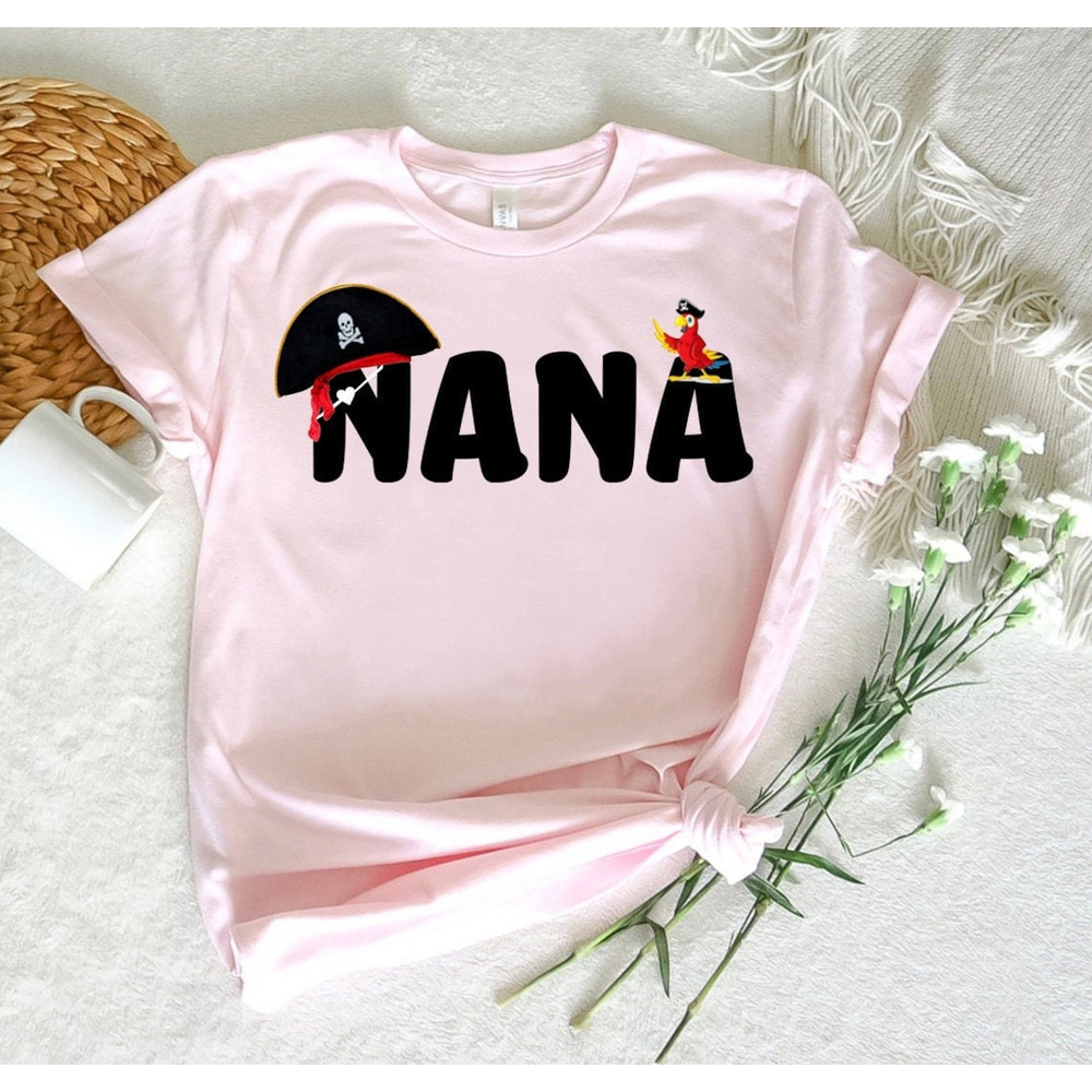 Pirate Nana Shirt, Pirate Parrot Gigi Shirt, Pirate Hat Nana Gift For Mother Day, Funny Grandma Sweatshirt, Trendy Graphic Grandma Gifts.jpg