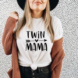 twin mama shirt,mom of twins shirt,cute twin mama shirt,gift from daughter,twin baby gifts,twin mom gifts,new mom shirt,