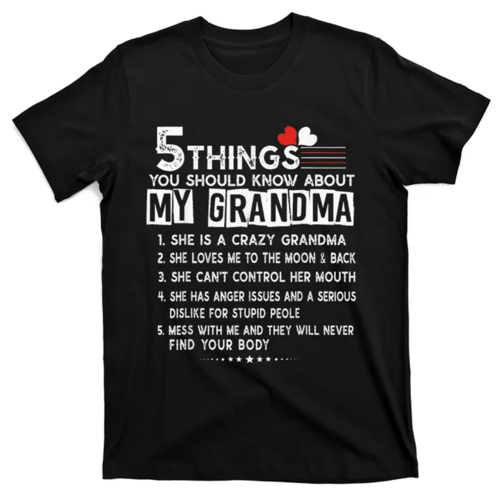 TeeShirtPalace funny 5 Things You Should Know About My Mothers Day T-Shirt.jpg