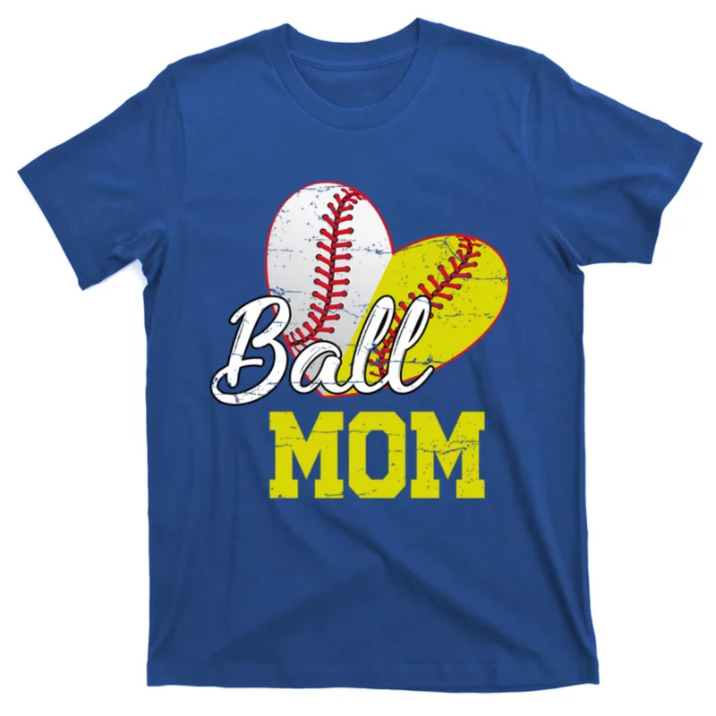 TeeShirtPalace Funny Ball Mom Softball Baseball Gift For Women Mothers Day Gift T-Shirt.jpg