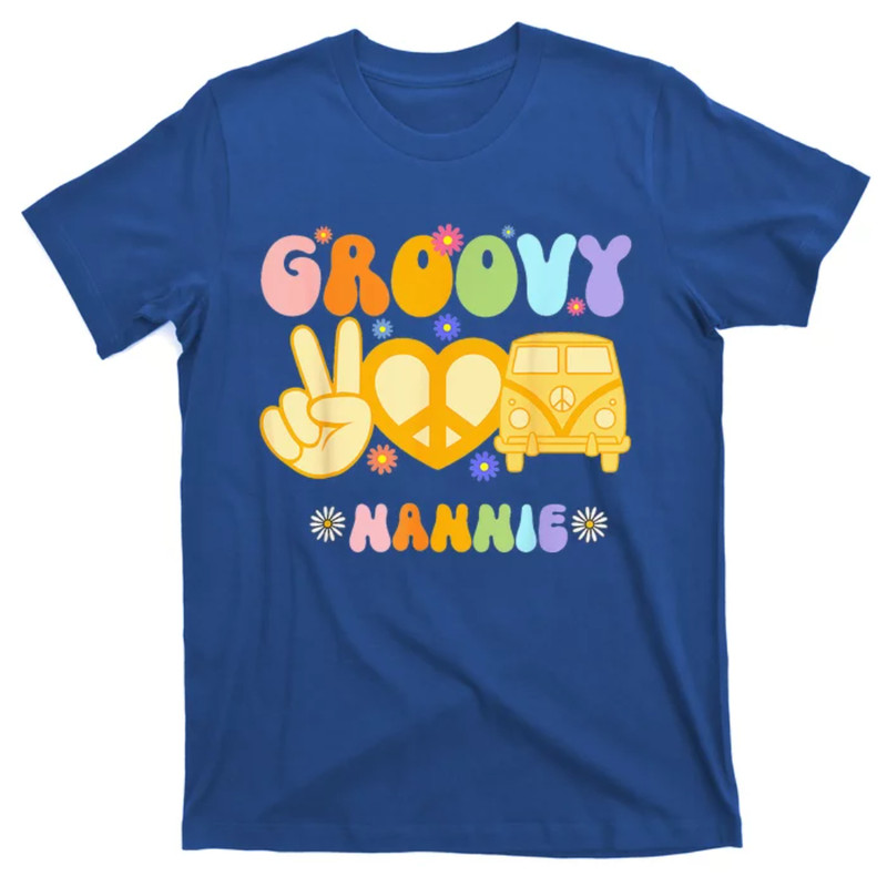 TeeShirtPalace Retro Groovy Nannie Grandma Family Matching Mothers Day T-Shirt.jpg