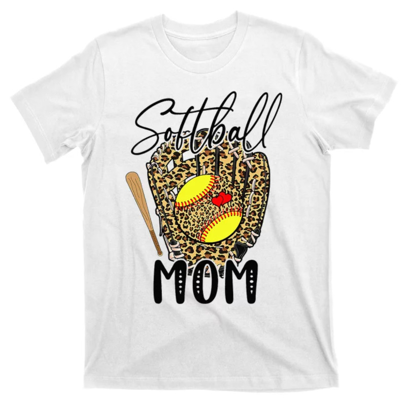TeeShirtPalace Softball Mom Leopard Game Day Softball Lover Mothers Day T-Shirt.jpg