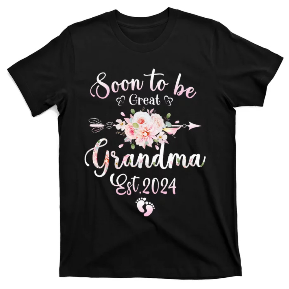 TeeShirtPalace Soon to be Great Grandma 2024 Mothers Day First Time Grandma T-Shirt.jpg