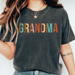 grandma shirt, grandma t-shirts, leopard grandma tee, retro grandma tshirt, gifts for grandma, mothers day gift for gran