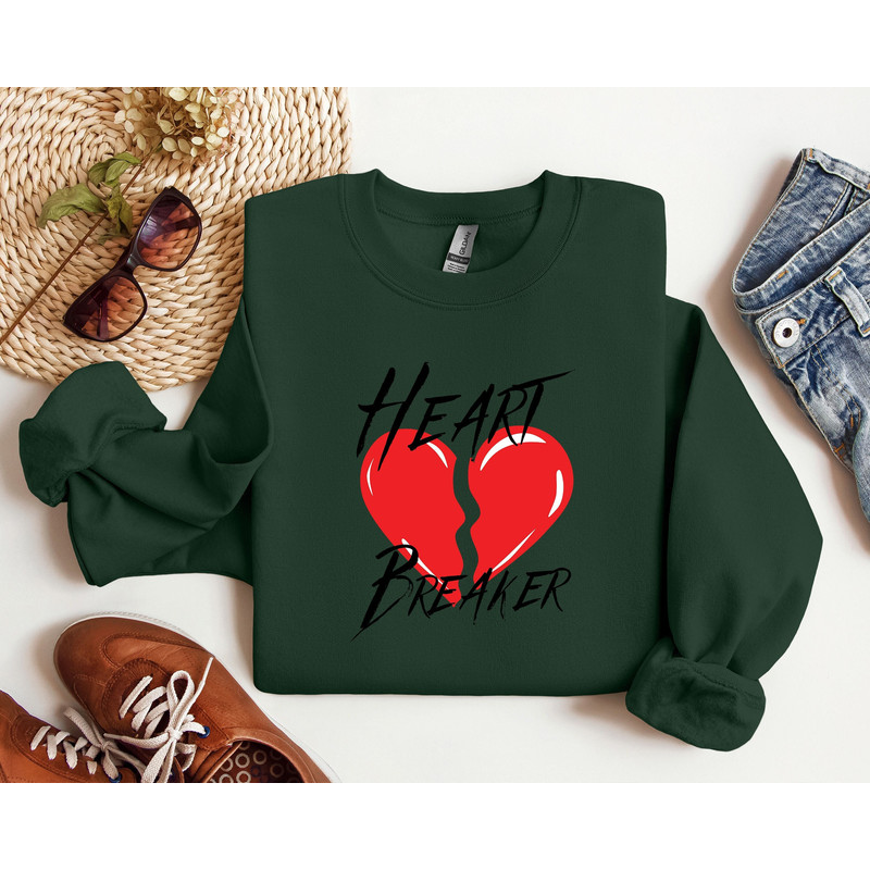 Heart Breaker Sweatshirt, Valentines Day Sweatshirt, Valentines Sweatshirt, Valentines Day Shirt for Women, Retro Valentines Shirt, Love Tee.jpg