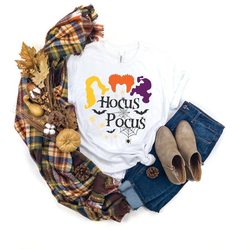 Hocus Pocus Shirt, Sanderson Sisters Shirt, Halloween Shirt, Happy Halloween, Halloween Hat Shirt, Horror Shirt, Witch Shirt, Halloween.jpg