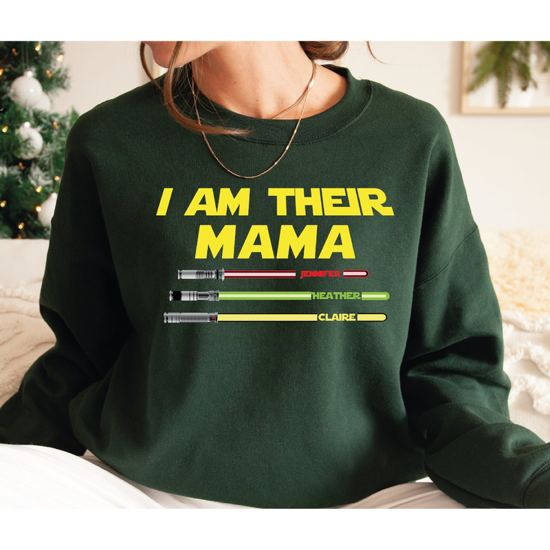 I Am Their Mama Personalized Sweatshirt and Hoodie, I am Their Mama Sweater, Mama Sweatshirt With Kids Names, Mother Day Gift-303.jpg