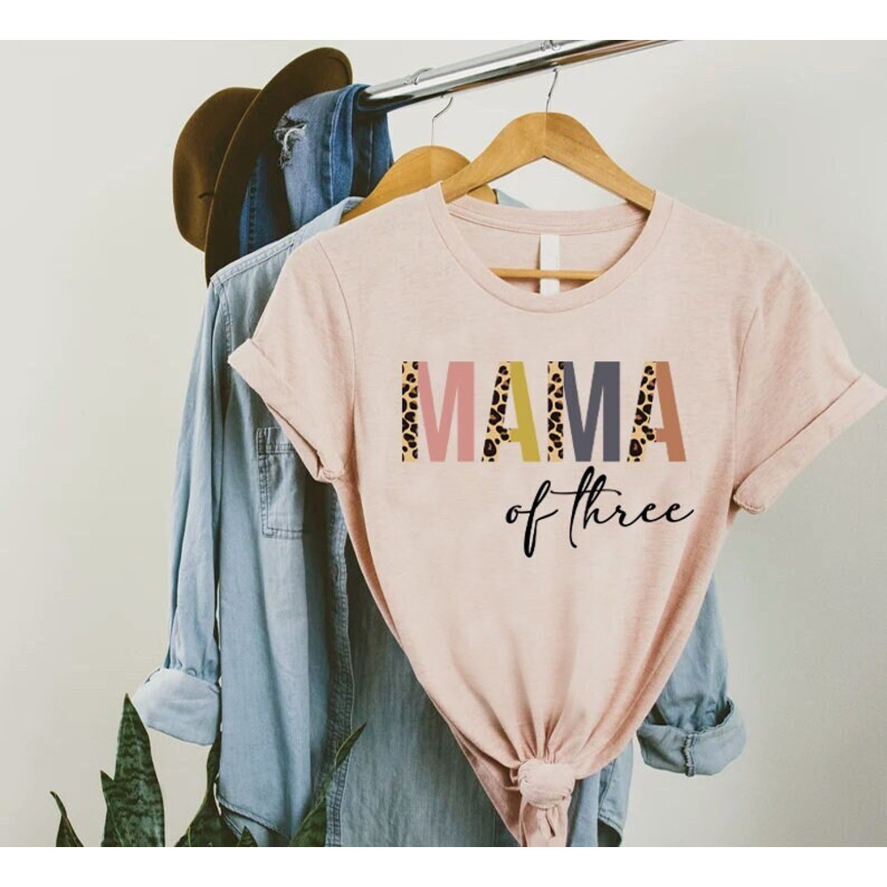 Mama Shirt,Custom Mama Of Three Shirt,Mothers Day Gift,Pregnancy Announcement Tee,New Mom Gift,Retro Mama Shirt,Mothers Day Shirts,Mom Shirt.jpg