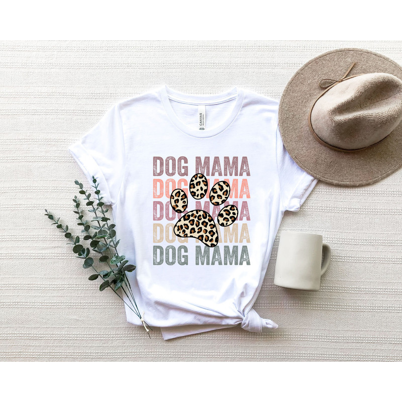 Dog Mama Shirt, Dog Gift for Owners, Fur Mama Tee, Leopard Dog Mom Shirt, Pet Mama Gift, Pet Lover Gift, Gift For Her.jpg