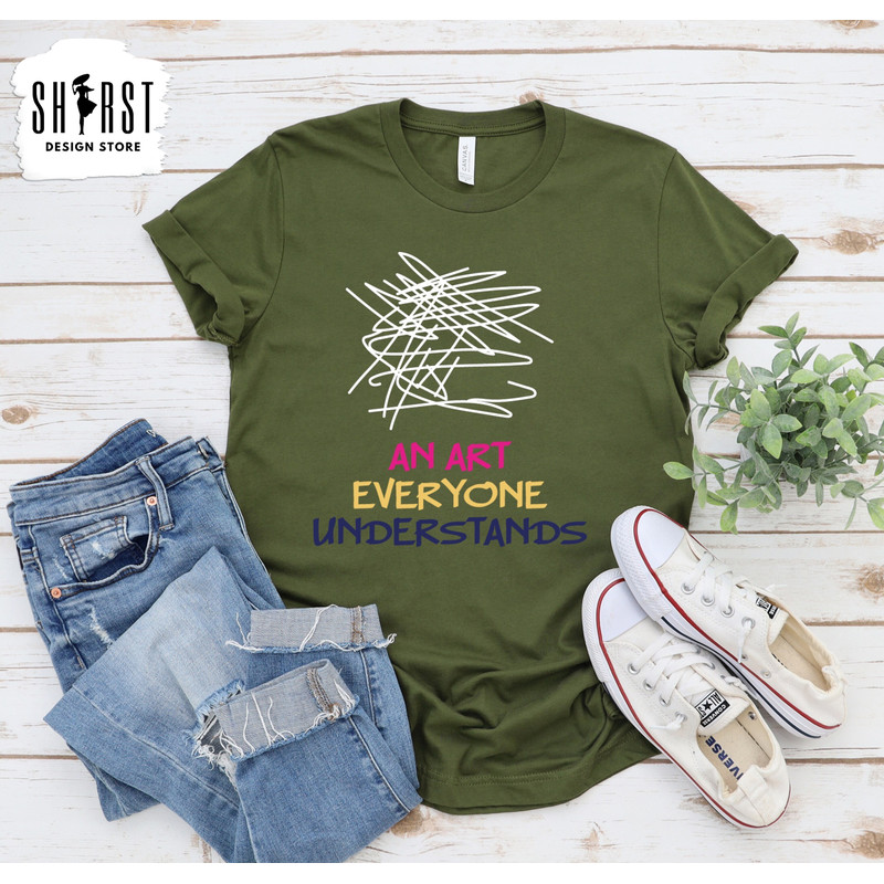 Abstract Art Shirt, Funny Shirt, Minimalist T-Shirt, An Art Everyone Understands Shirts, Weird Odd Design, Shirt for Her, Shirt for Him.jpg